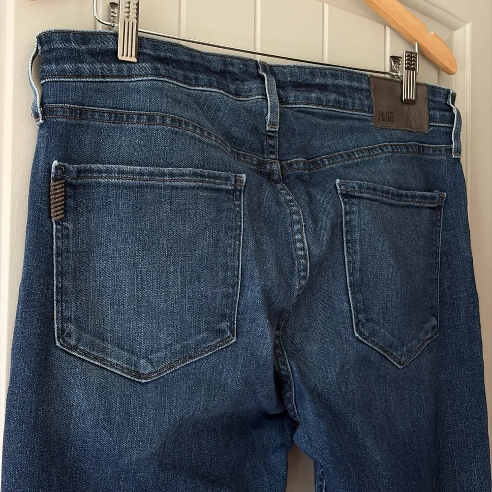 PAIGE Croft Skinny Jeans in Ewan Wash - Size 33 - Made in USA
